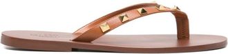 Valentino Garavani Brown Rockstud Sandals