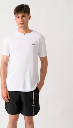 HUGO BOSS Mens BOSS Green TOC Game Mens T-Shirt - White 100 - Size: 38