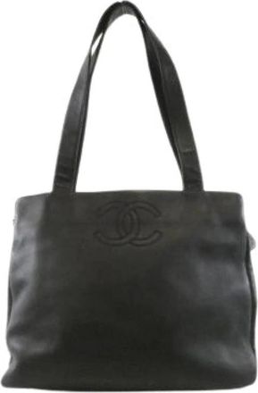 Chanel Pre-owned Lambskin Shoulder Bag 14305 - Dames - Vintage Shopper - Zwart - ONE Size - Leer - Vintage