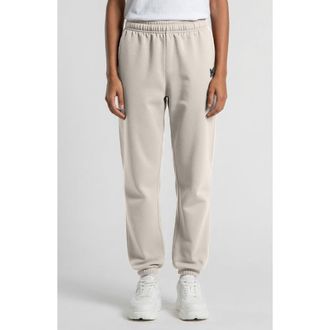 Dalix Butterfly Midweight Relaxed Fleece Track Pants in Bone at Nordstrom, Size Xx-Large