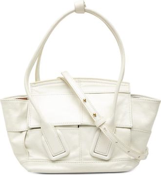 Bottega Veneta Pre-owned Bottega Veneta Mini Calfskin Maxi Intrecciato Arco Slouch Satchel Ladies X3CJRH9F9QPJW5VB