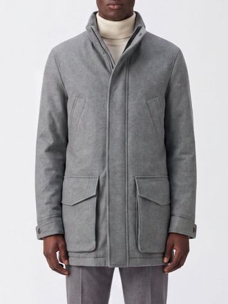 Brunello Cucinelli Cappotto corto monopetto in 100% cashmere con collo alto