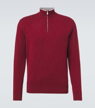 Eleventy Cashmere half-zip sweater