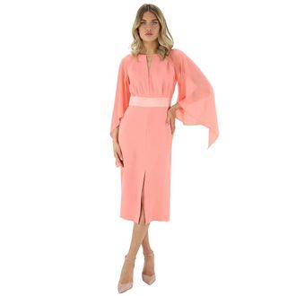 Hanita Abito lungo - Dames - Casual kleedjes - Roze - S - Kleedjes