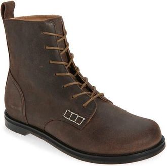 J.W.Anderson Loafer Lace-Up Boot in Deep Walnut 631 at Nordstrom, Size 9-9.5Us