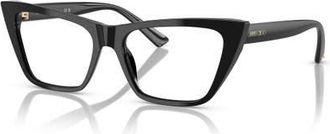 Jimmy Choo London 54mm Cat Eye optical glasses in Black at Nordstrom