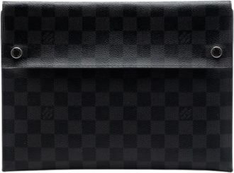 Louis Vuitton Pre-owned Alpha Pochette - Dames - Vintage Clutch - Zwart - ONE Size - Vintage