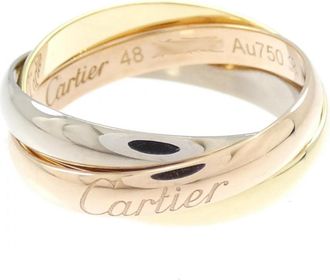 Cartier Yellow Gold (18K) Pink Gold (18K) White Gold (18K) Band Ring (Pre-Owned)