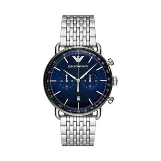 Emporio Armani Accessoires, Heren, Grijs, ONE Size, Ar 11238 Horloge