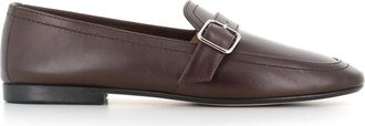 Henderson Naila V.40Vit Diver - Dames - Loafers - Bruin - 36 EU - Leer - Schoenen