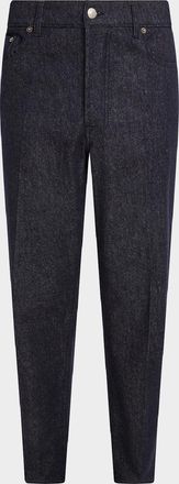 Dunhill Men & apos;s Straight-Leg Denim 5-Pocket Pants