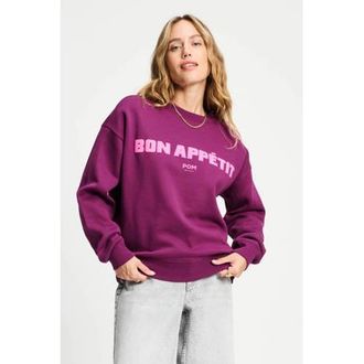 Pom Amsterdam sweater donkerpaars
