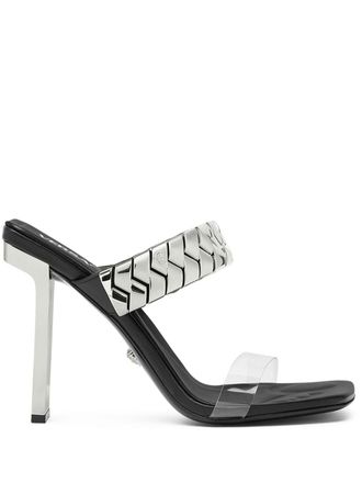 Versace 105mm Slice sandals - Silver