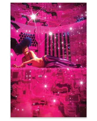 iCanvas Icanvas Hot Pink Print On Acrylic Glass By Evan Rhodes