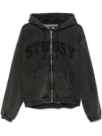 St&uuml;ssy Felpa con stampa sfumata - Nero