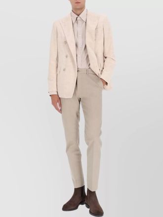 HUGO BOSS tailored double-breasted jacket pockets