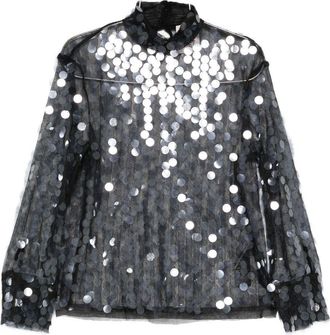 Semicouture Sequined Blouse-Donna