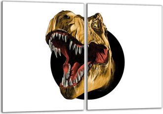 OEM Placa Protectora De Vidrio Para Estufa 2x40x52 Dinosaurio