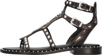 Ash Plaza Soft Sandal - Dames - Sandalen - Zwart - 36 EU - Leer - Schoenen