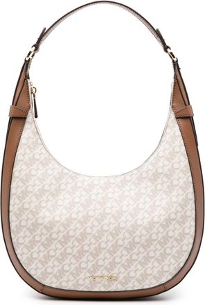 Michael Michael Kors large monogram-print tote bag - women - Polyurethane/Calf Leather - One Size - Neutrals