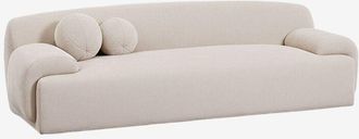 Sklum Sof&aacute; De 3 Plazas Tapizado Shirina Sklum