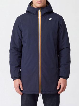 K-Way Giacca a vento Jacob reversibile e impermeabile con cappuccio