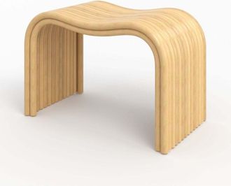 Rendez-Vous D&eacute;co Taburete Wave De Mimbre