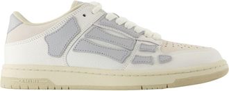 Amiri Skel Top Low Sneakers - Amiri - Leather - Grey