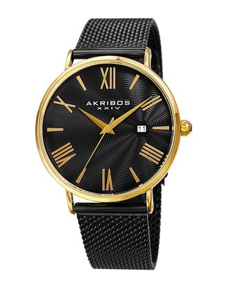 Akribos XXIV Akribos Xxiv Mens Stainless Steel Watch
