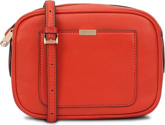 Paul Costelloe Genuine Leather Crossbody Bag for Women with Adjustable Strap & Signature Gold Hardware | Sazava (Bossa Nova)