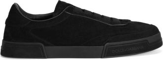 Dolce & Gabbana Black Lace Up Sneakers