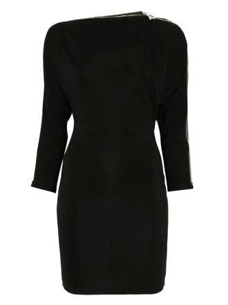 Patrizia Pepe zip-detail dress - Black