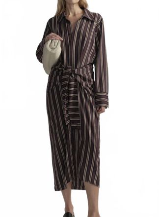 A.L.C. Mila Dress In Brown Multi