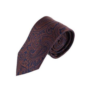 Trafalgar Store Sobee Paisley Silk Necktie in Brown at Nordstrom