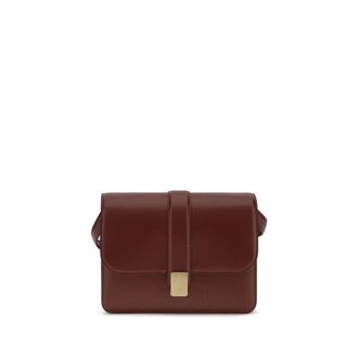 Khaite Bordeaux Calf Leather Bos Taurus Shoulder Womens Bag