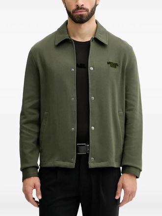 Michael Kors button embroidered shirt - Green