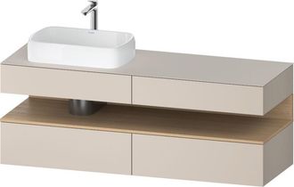 Duravit Qatego Consola Mueble Bajo Lavabo, 2 Extensiones, 2 - Duravit