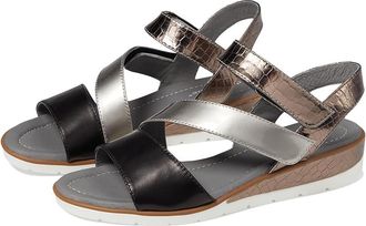 David Tate Blues Womens Sandals Black : 6 M (B), Leather/Rubber