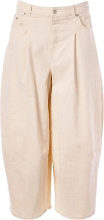 Jcsophie Painter Broeken - Dames - Vrijetijds broeken - Beige - S - Katoen - Broeken