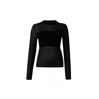 HUGO BOSS Truien & Vesten, Dames, Zwart, M, Leer, Slumy B Pullover