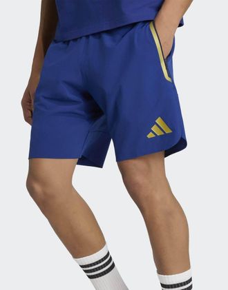 adidas Italy tiro - Pantaloncini da viaggio blu vittoria