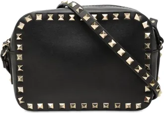 Valentino Pre-owned Valentino Leather Rockstud Camera Bag Ladies 72KDDCXH4PCGFFV6