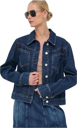 Trussardi Denim Jacket - Dames - Spijkerjassen - Blauw - 2XS - Denim - Jassen