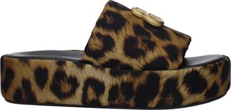 Balenciaga Ciabattas und Clogs Rise Damens Stoff Braun