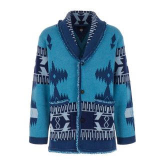 Alanui Heren, Truien, Blauw, Maat: S Kasjmier