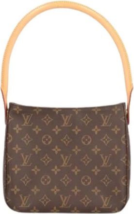 Louis Vuitton Pre-owned Looping MM Schoudertas - Dames - Vintage Schoudertas - Bruin - ONE Size - Vintage