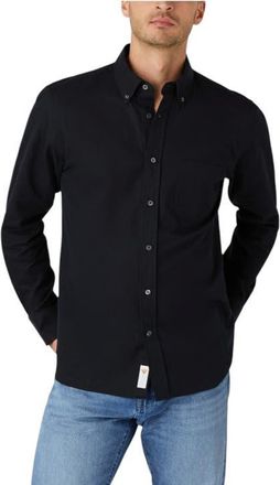 Robert Talbott Harrison Button Down Pique Shirt in Black at Nordstrom, Size Xxx-Large