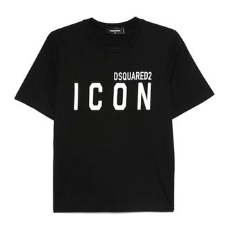 Dsquared2 T-Shirts, male, Black, Size: S T-Shirt