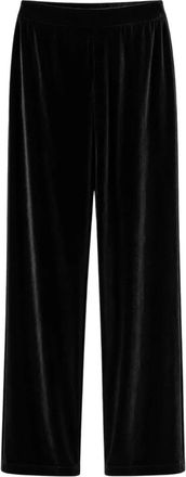 Clips Wijde Broek - Dames - Wijde Broeken - Zwart - 2XL - Broeken
