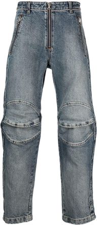 Diesel knee-pad zip-up jeans - men - Cotton - 34/32 - Blue
